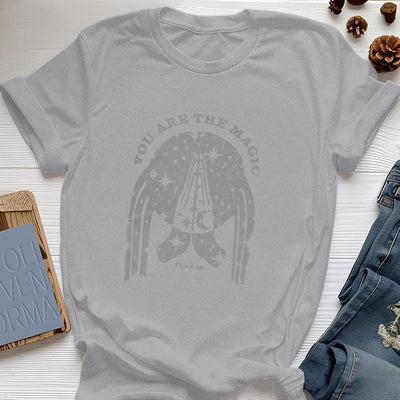 Olivenorma Yoga Boxy T-Shirt "Tune in You Are The Mageic"