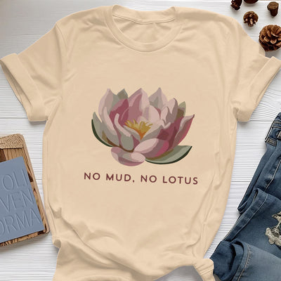 Olivenorma "KEIN SCHLAMM, KEIN LOTUS" Yoga-T-Shirt aus Baumwolle - Gelb - 2XL - image 10