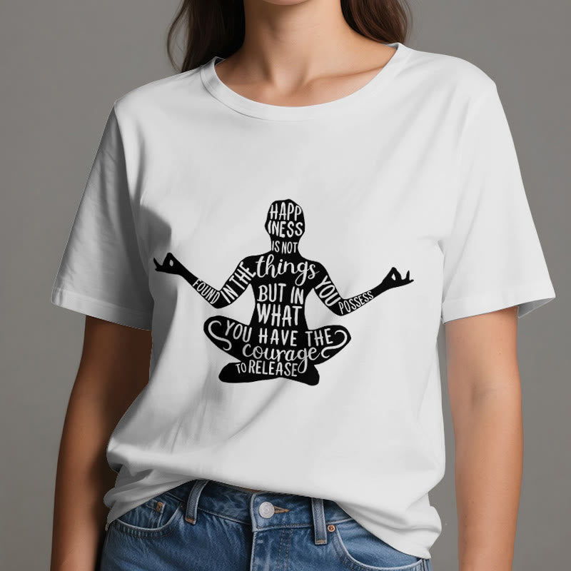 Olivenorma Meditation Tee Baumwolle Spirituelles Yoga T-Shirt - image 7