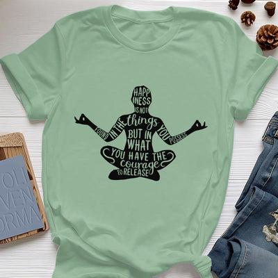 Olivenorma Meditation Tee Baumwolle Spirituelles Yoga T-Shirt - Hellgrün - 2XL - image 18