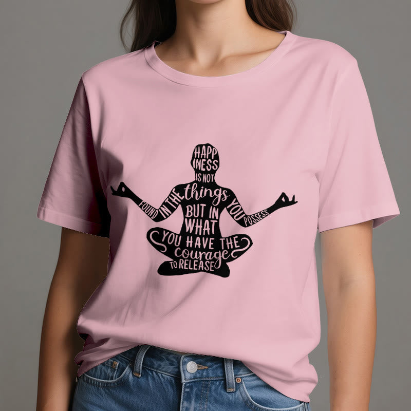 Olivenorma Meditation Tee Baumwolle Spirituelles Yoga T-Shirt - image 15