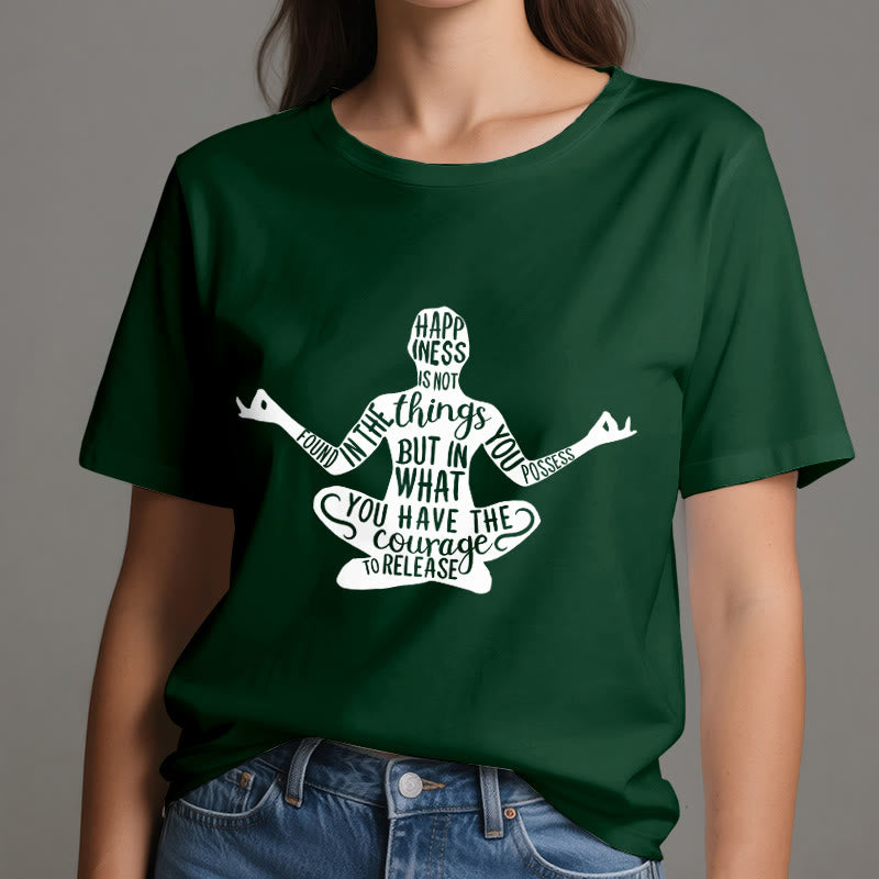 Olivenorma Meditation Tee Baumwolle Spirituelles Yoga T-Shirt - image 21
