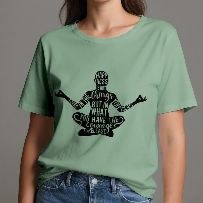 Olivenorma Meditation Tee Baumwolle Spirituelles Yoga T-Shirt - image 19