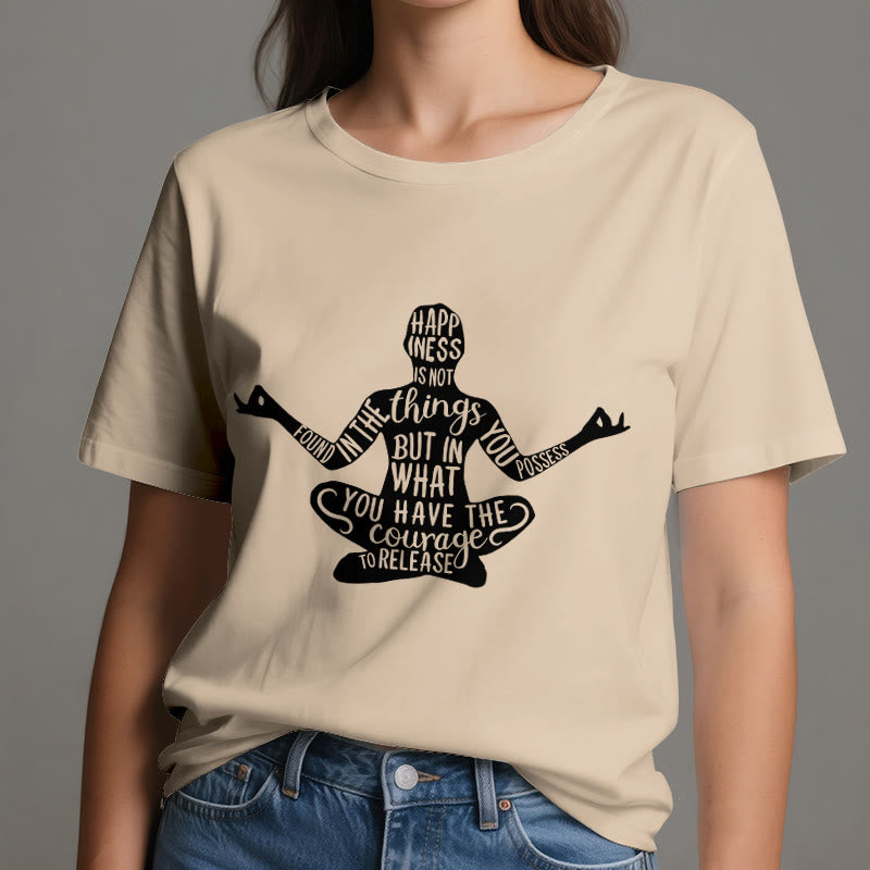 Olivenorma Meditation Tee Baumwolle Spirituelles Yoga T-Shirt - image 13
