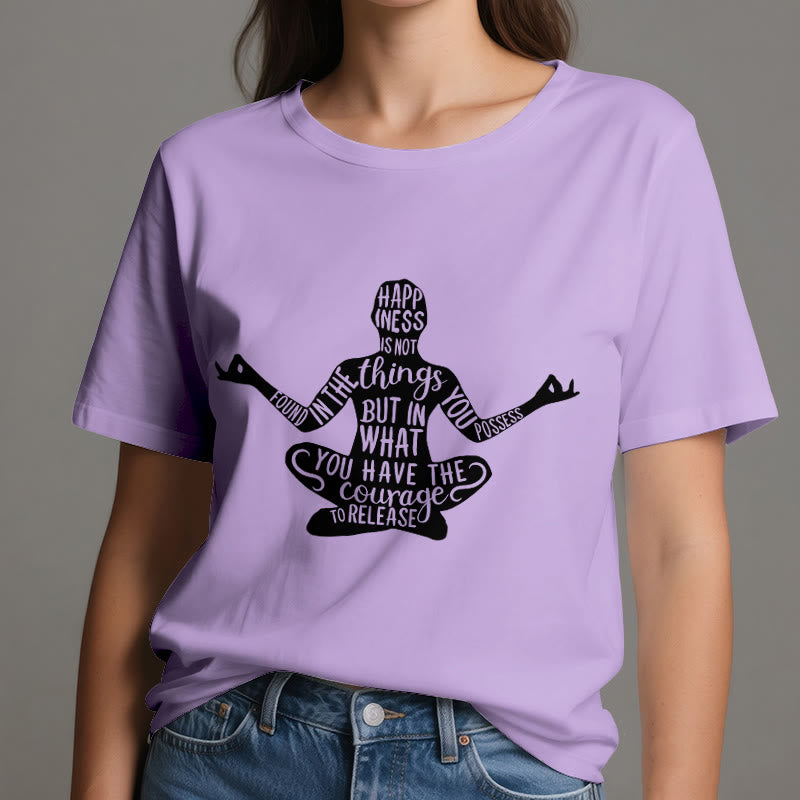 Olivenorma Meditation Tee Baumwolle Spirituelles Yoga T-Shirt - image 17