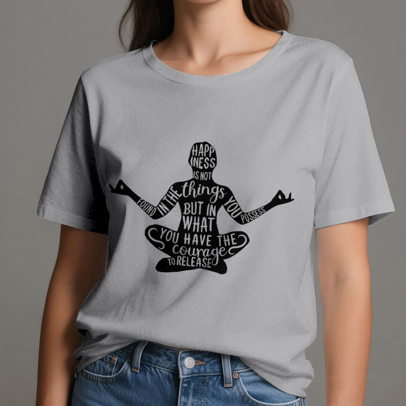 Olivenorma Meditation Tee Baumwolle Spirituelles Yoga T-Shirt - image 11