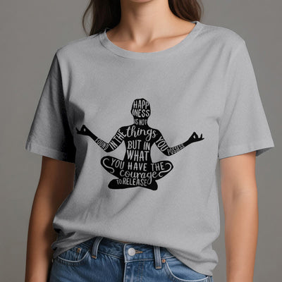 Olivenorma Meditation Tee Baumwolle Spirituelles Yoga T-Shirt - image 11