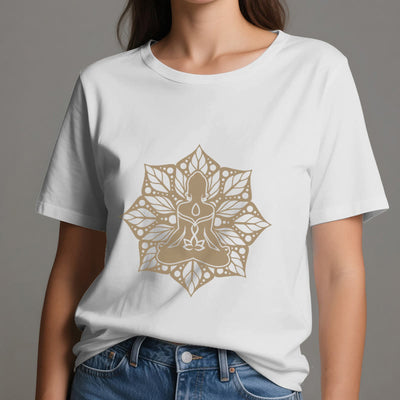 Olivenorma Medela Blumen-Meditations-Yoga-T-Shirt - image 7