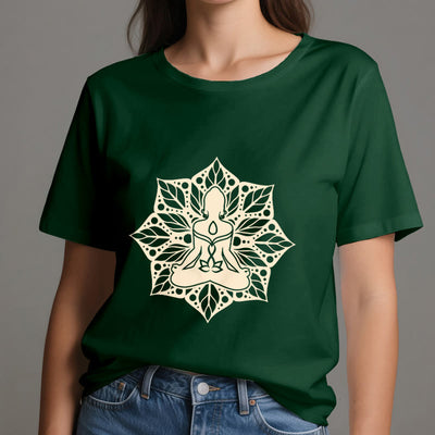 Olivenorma Medela Blumen-Meditations-Yoga-T-Shirt - image 21