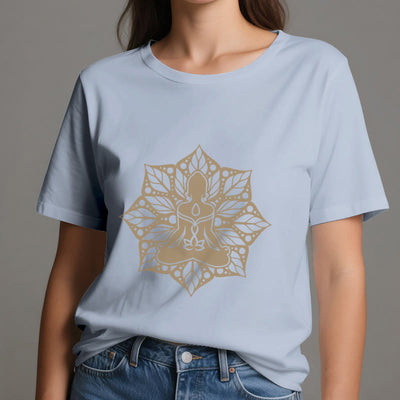 Olivenorma Medela Blumen-Meditations-Yoga-T-Shirt - image 13