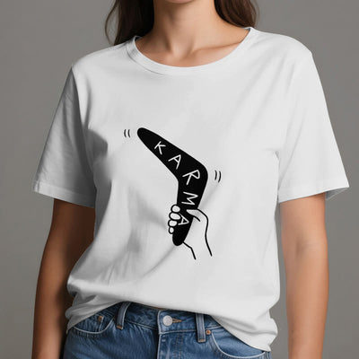 Olivenorma "KARMA" Lustiges Yoga-Workout-Fitness-T-Shirt - image 2