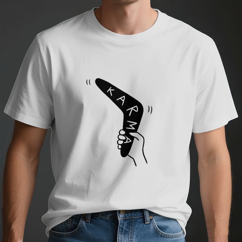 Olivenorma "KARMA" Lustiges Yoga-Workout-Fitness-T-Shirt - image 4