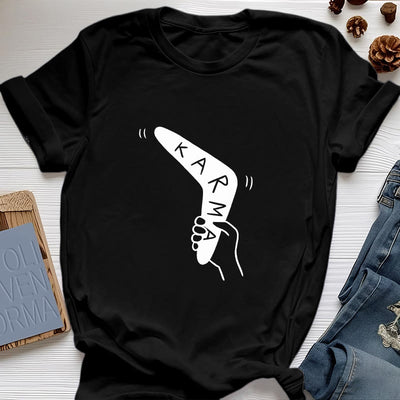 Olivenorma "KARMA" Lustiges Yoga-Workout-Fitness-T-Shirt - Schwarz - 2XL - image 6