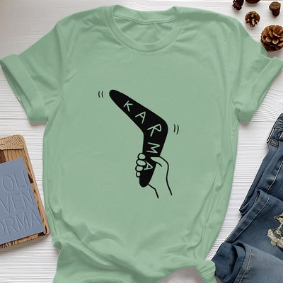 Olivenorma "KARMA" Lustiges Yoga-Workout-Fitness-T-Shirt - Hellgrün - 2XL - image 18
