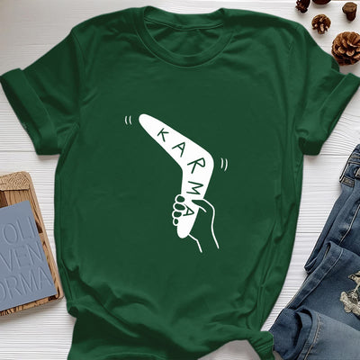 Olivenorma "KARMA" Lustiges Yoga-Workout-Fitness-T-Shirt - Dunkelgrün - 2XL - image 20
