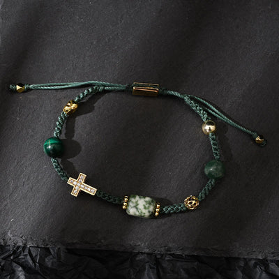 Olivenorma Heilstein Verstellbares geflochtenes Armband - image 23