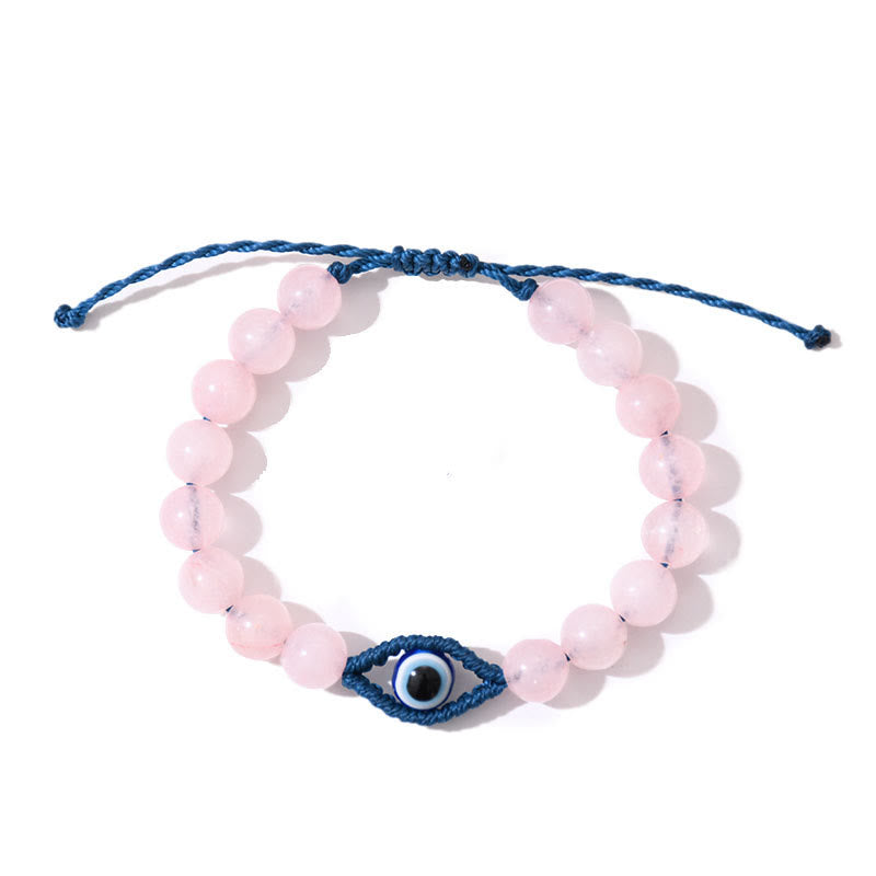Olivenorma Böser Blick, Glücks- und Schutzkristall-Armband, geflochten - image 13