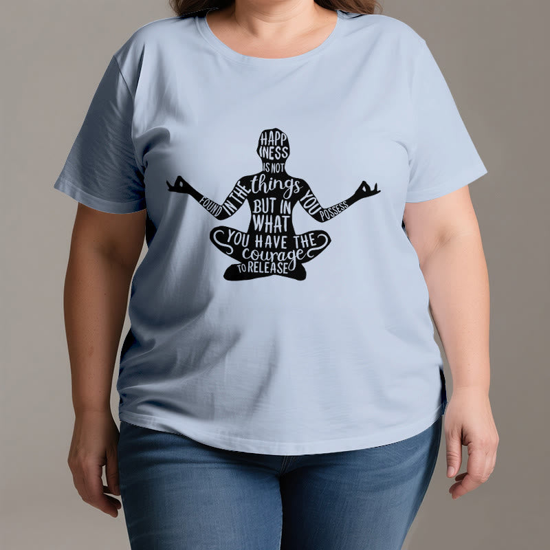 Olivenorma Meditation Tee Baumwolle Spirituelles Yoga T-Shirt - image 3
