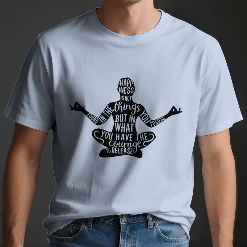 Olivenorma Meditation Tee Baumwolle Spirituelles Yoga T-Shirt - image 4