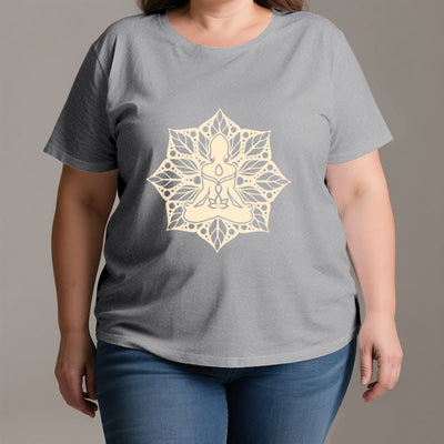 Olivenorma Medela Blumen-Meditations-Yoga-T-Shirt - image 3