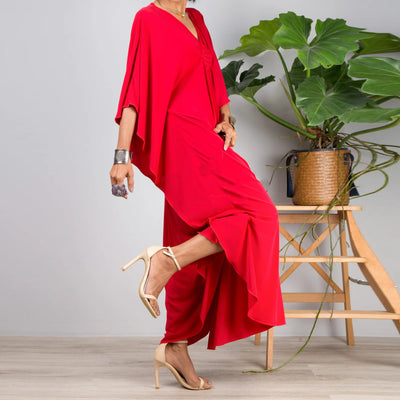 Olivenorma Strand-Sonnenschutzhemd, gewebtes Design, Kaftan-Kleid