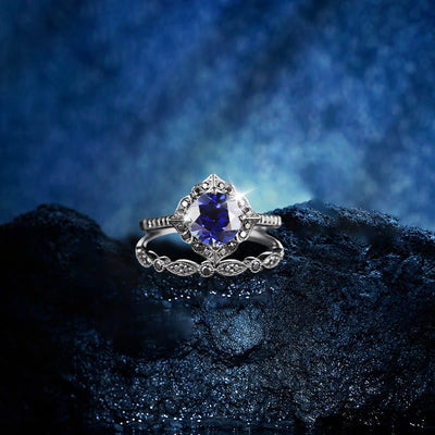 Olivenorma Liliths Mitternachtsstern-Ring - image 3