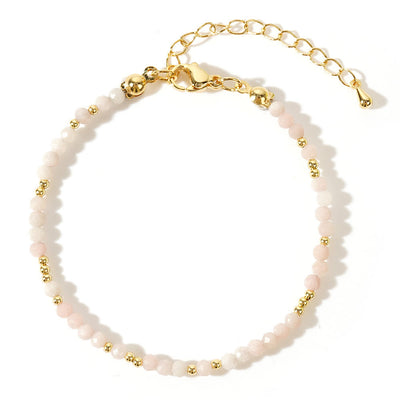 Olivenorma Mini-Facted Beads Natur-Edelstein Verstellbares Armband - image 23
