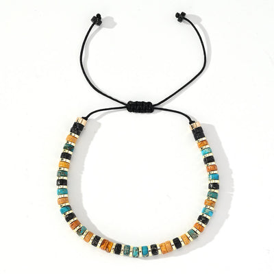Olivenorma Mini-Perlenarmband mit Hämatit-Edelsteinen, trendiges Perlenarmband - Kaiserstein + Hämatit - image 12