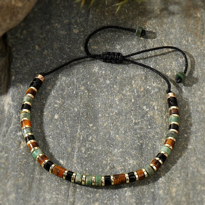 Olivenorma Mini-Perlenarmband mit Hämatit-Edelsteinen, trendiges Perlenarmband - image 19