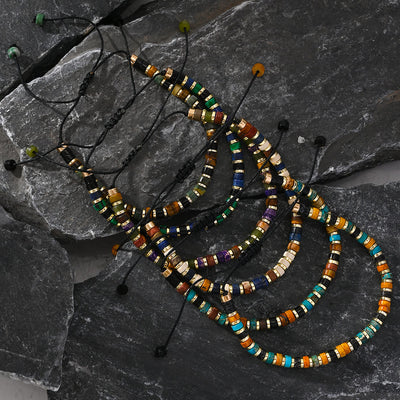 Olivenorma Mini-Perlenarmband mit Hämatit-Edelsteinen, trendiges Perlenarmband - image 21