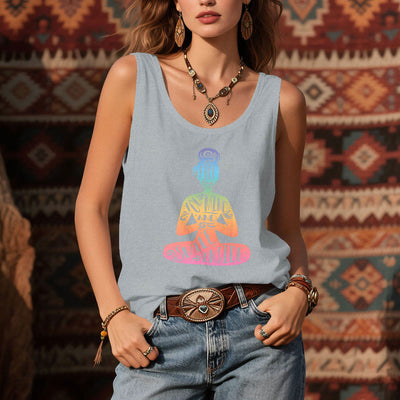 Olivenorma Chakra-Meditations-Tanktop „FREE YOUR MIND AND SMILE INSIDE“ - image 11