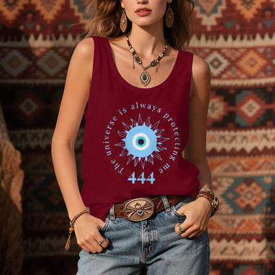 Olivenorma "444" Evil Eye Abwehr des Bösen Schutz Tank spirituelles T-Shirt - image 11