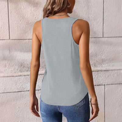Olivenorma Schwarz-Weiß Yin-Yang Katze Philosophie Tank Top Shirt - image 3