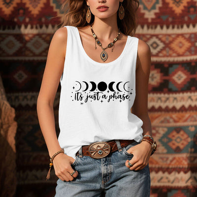 Olivenorma „Es ist nur eine Phase“ Positive Gedanken Weiches Komfort-Tank-T-Shirt - image 7
