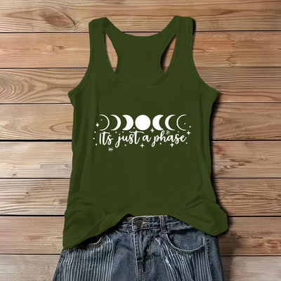 Olivenorma „Es ist nur eine Phase“ Positive Gedanken Weiches Komfort-Tank-T-Shirt - Grün - 3XL - image 12