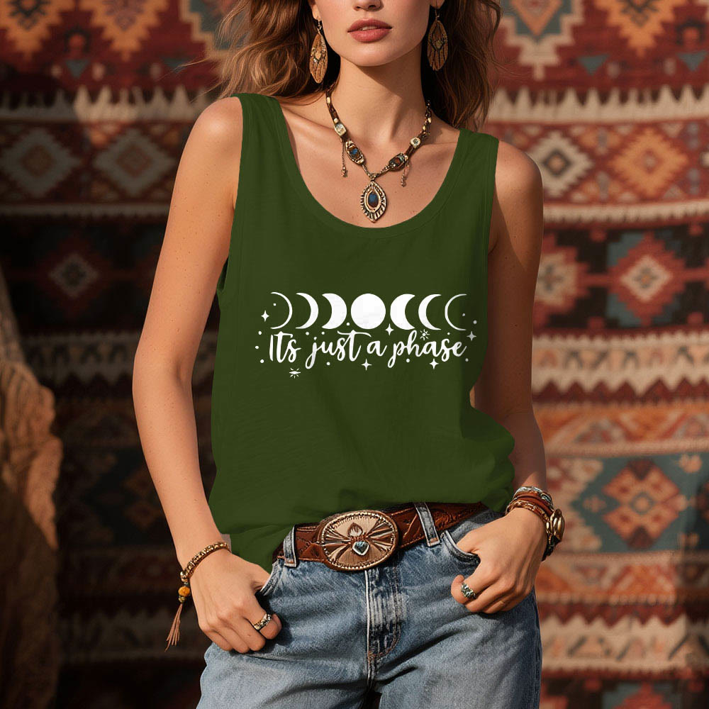 Olivenorma „Es ist nur eine Phase“ Positive Gedanken Weiches Komfort-Tank-T-Shirt - image 13