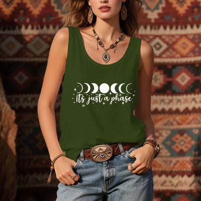 Olivenorma „Es ist nur eine Phase“ Positive Gedanken Weiches Komfort-Tank-T-Shirt - image 13