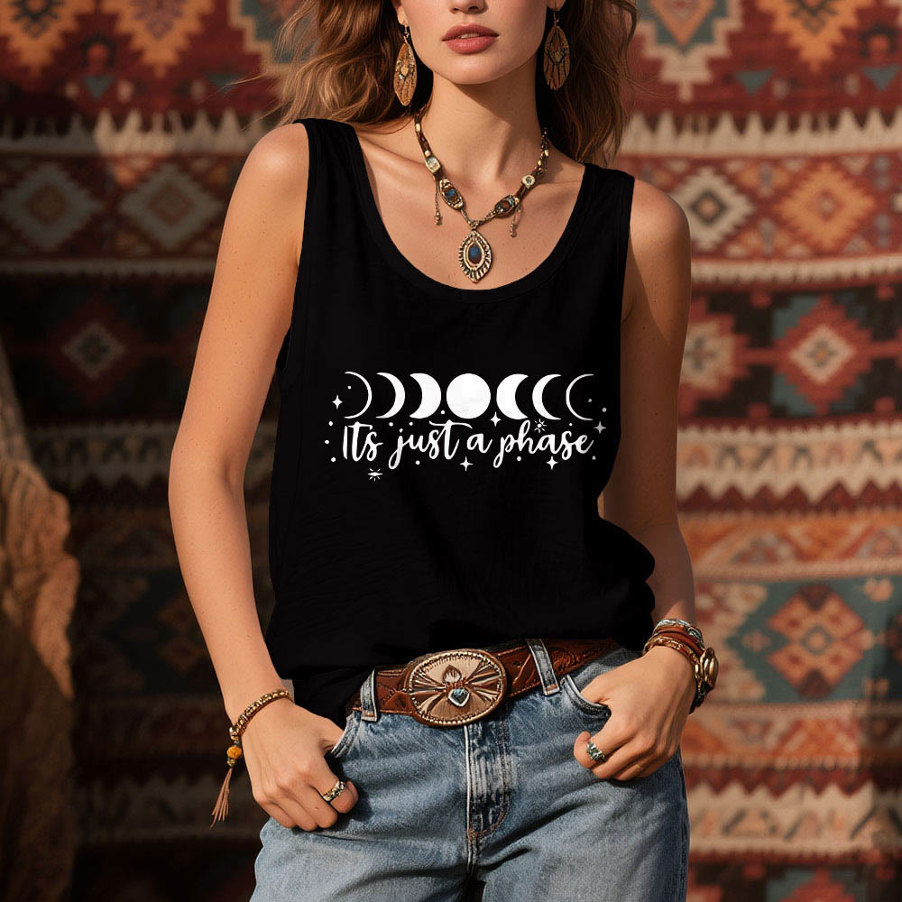 Olivenorma „Es ist nur eine Phase“ Positive Gedanken Weiches Komfort-Tank-T-Shirt - image 2