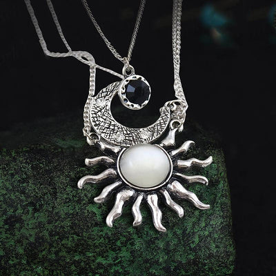 Olivenorma Lunas himmlische Kronenkette - Silber - image 1