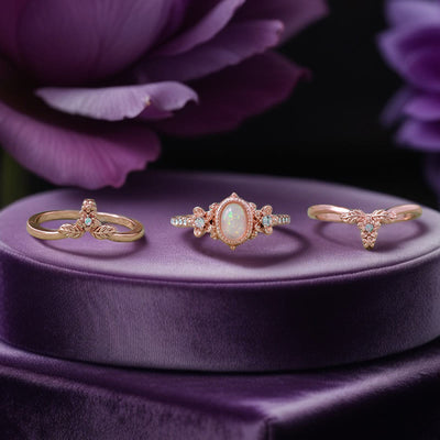 Olivenorma Freyas Bloom Ringset - image 6