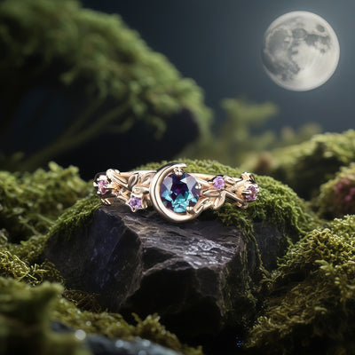 Olivenorma Lunas Rhapsody Ring - RoseGold - US 10 - image 1