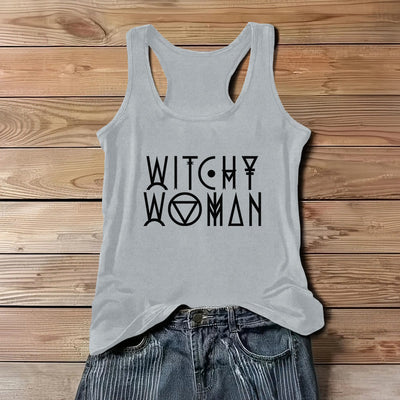 Olivenorma "WITCHY WOMAN" Spirituelles T-Shirt für Damen - Grau - 3XL - image 7