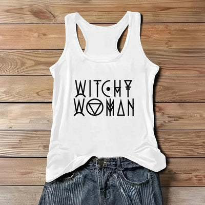 Olivenorma "WITCHY WOMAN" Spirituelles T-Shirt für Damen - Weiß - 3XL - image 5