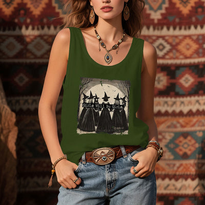 Olivenorma "GIRLS WILL HELP GIRLS" Mädchen Power Hexen Spirituelles ärmelloses T-Shirt - image 12