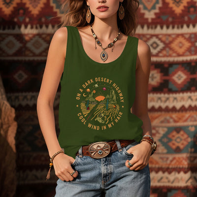 Olivenorma Sommer-T-Shirt für Damen, lässig, Rundhalsausschnitt, ärmellos, Tanktop - image 12