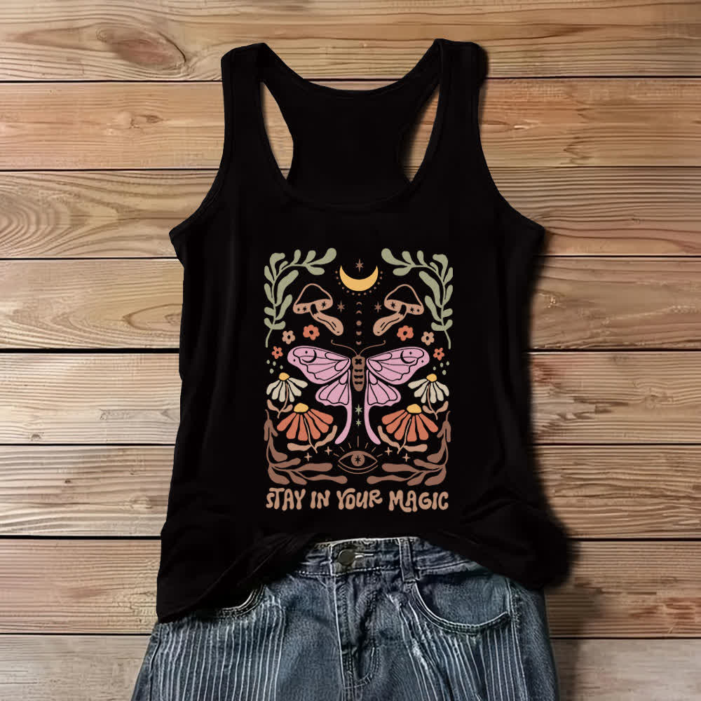 Olivenorma Comfort Colors Luna Moth Tanktop - Schwarz - 3XL - image 5