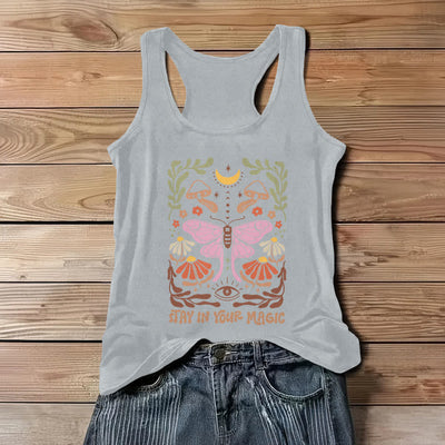 Olivenorma Comfort Colors Luna Moth Tanktop - Grau - 3XL - image 1