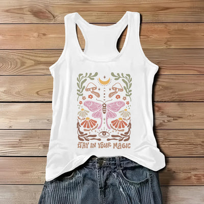 Olivenorma Comfort Colors Luna Moth Tanktop - Weiß - 3XL - image 3