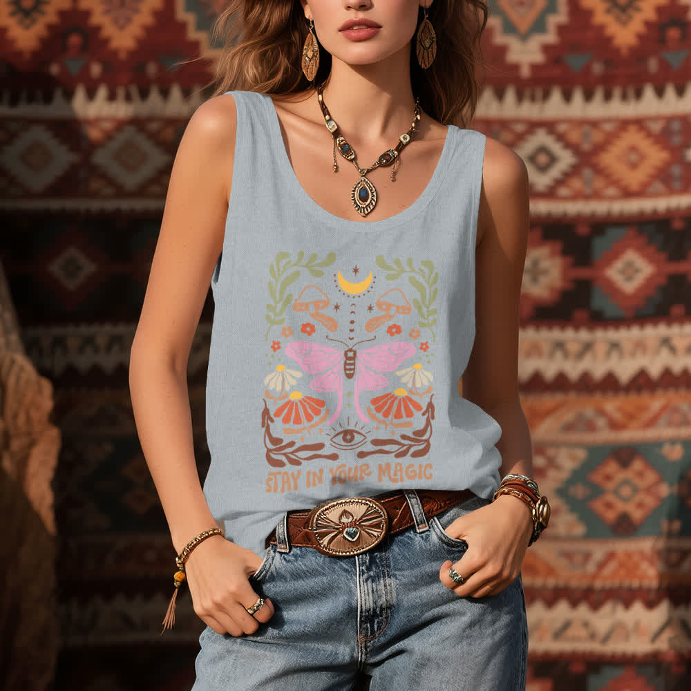 Olivenorma Comfort Colors Luna Moth Tanktop - image 2