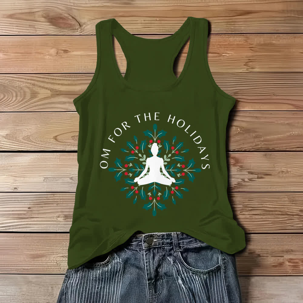 Olivenorma Om für die Feiertage Workout Tank Top - Grün - 3XL - image 9